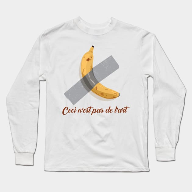 Banana Art Comedian Long Sleeve T-Shirt by brendacv